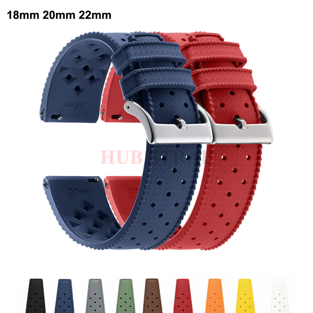 Watches Rolex Smartwatch - Cinturino per orologio in silicone tropicale