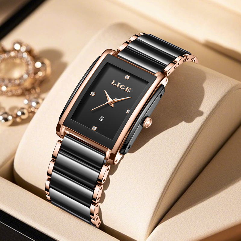 Luxury Ceramic Watch - LIGE Orologi da donna eleganti alla
