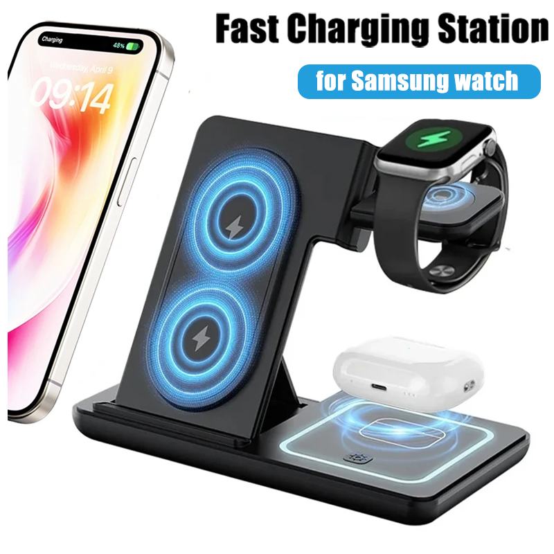 Smartwatch Watches Compatible With Iphone - Supporto da tavolo per caricabatterie wireless