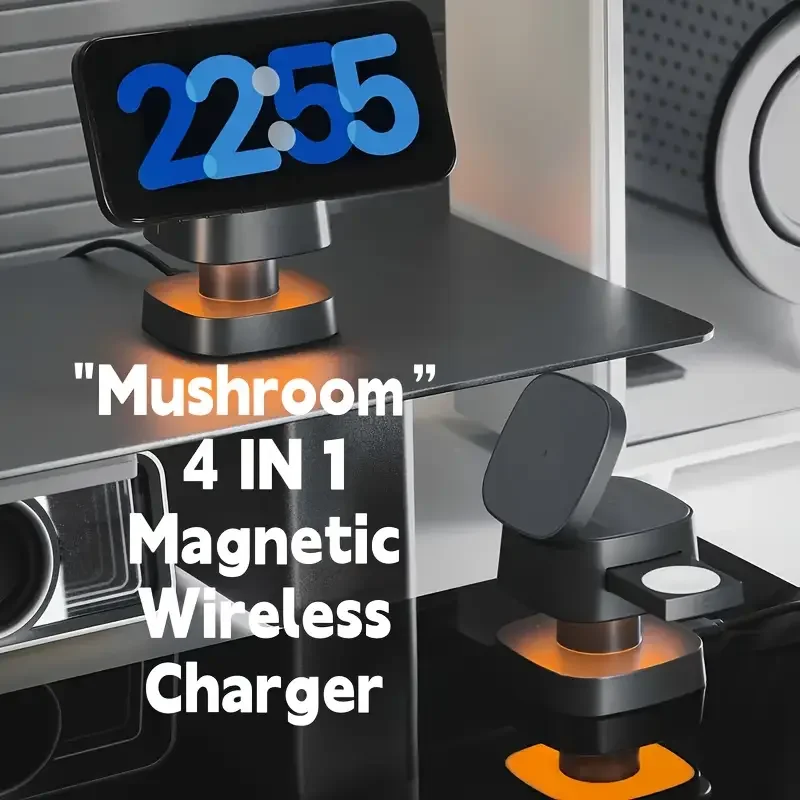 Smartwatch Watches Compatible With Iphone - Caricabatterie wireless magnetico 3 in 1