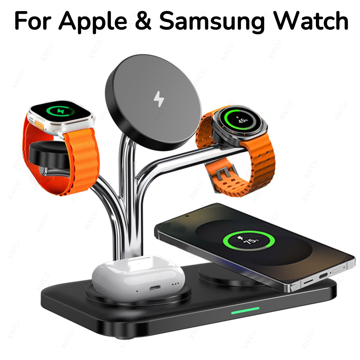 Smartwatch Watches Compatible With Iphone - Caricabatterie wireless magnetico 5 IN 1
