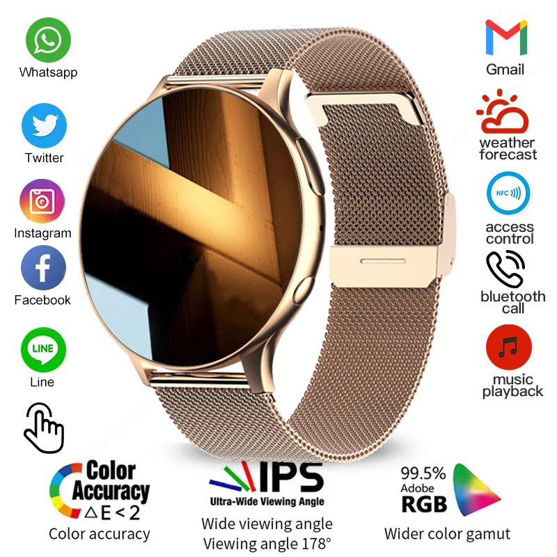 Watches Ladies Smartwatch - Smartwatch 2026 con Chiamate Bluetooth, Monitoraggio