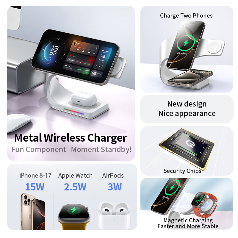 Caricatore Wireless 4 in 1 con - Smartwatch Watches For Iphone recensione e prezzo
