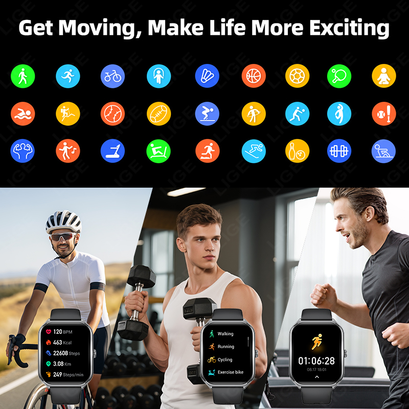 LIGE Nuovo Smartwatch Ultra So - Watches Ladies Smartwatch recensione e prezzo