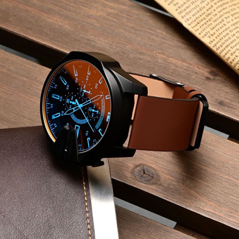 Cinturino in Pelle con Texture - Diesel Watches Smartwatch recensione e prezzo