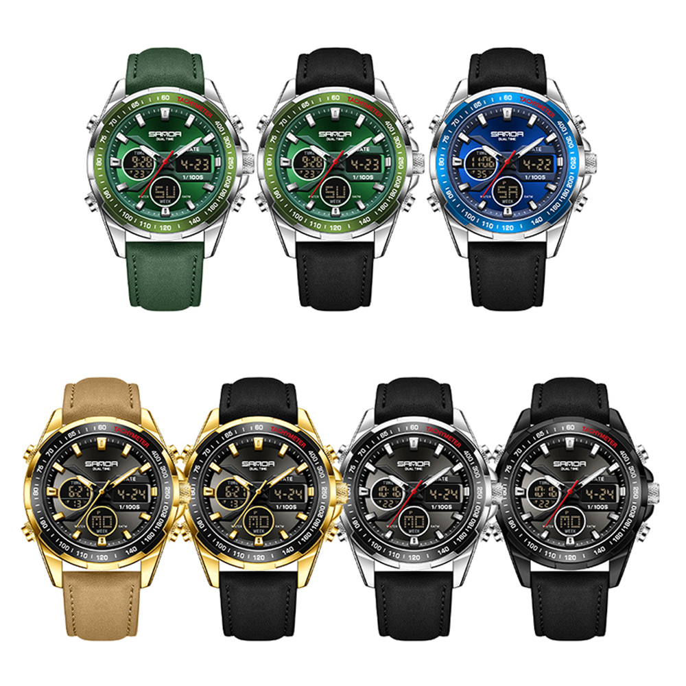 SANDA cronografo di lusso da u - Smartwatch Watches Brands For Men recensione e prezzo