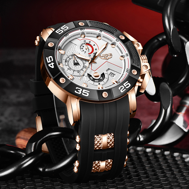 Orologi di lusso LIGE al quarz - Smartwatch Watches Brands For Men recensione e prezzo