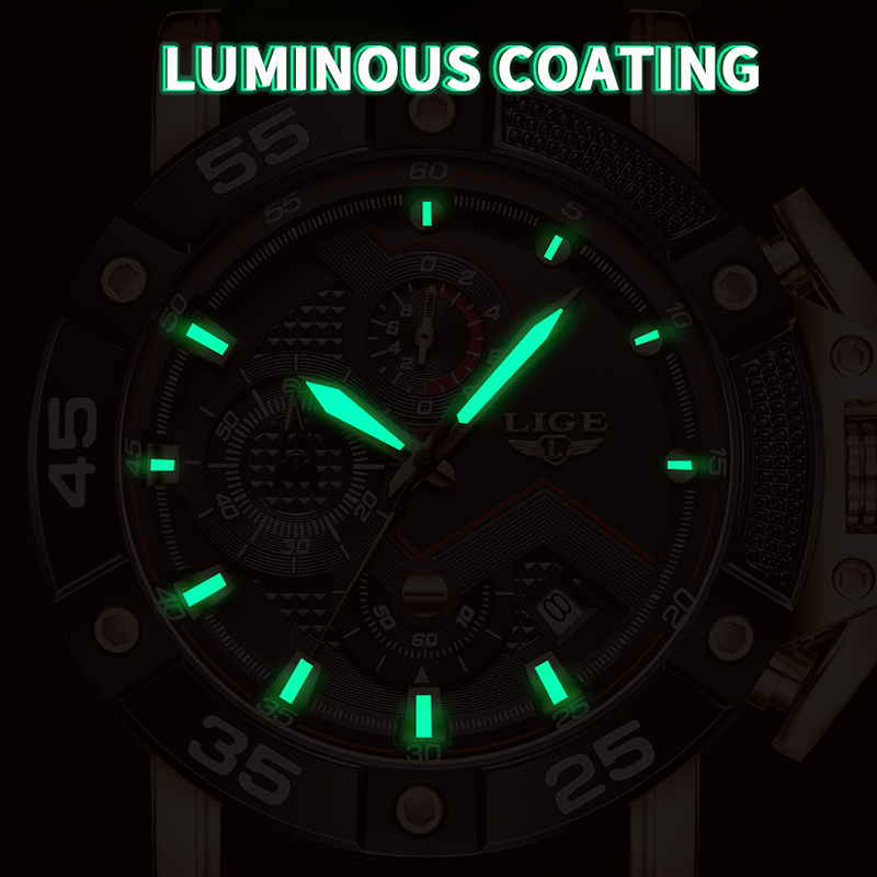 Orologi di lusso LIGE al quarz - Smartwatch Watches Brands For Men recensione e prezzo