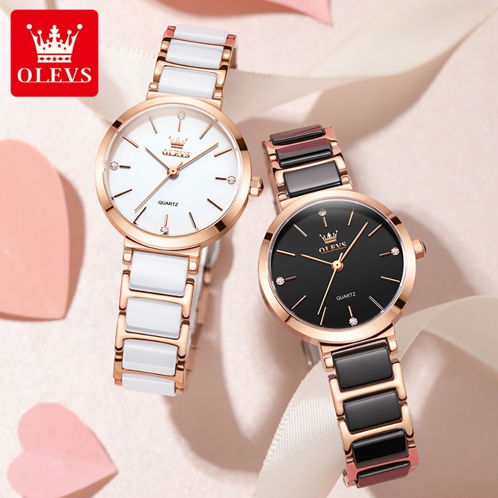 OLEVS Orologio da donna 5877 O - Luxury Ceramic Watch recensione e prezzo