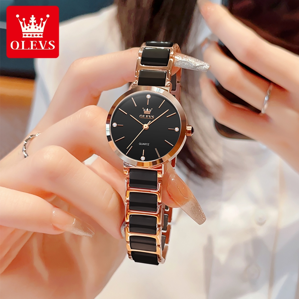 OLEVS Orologio da donna 5877 O - Luxury Ceramic Watch recensione e prezzo