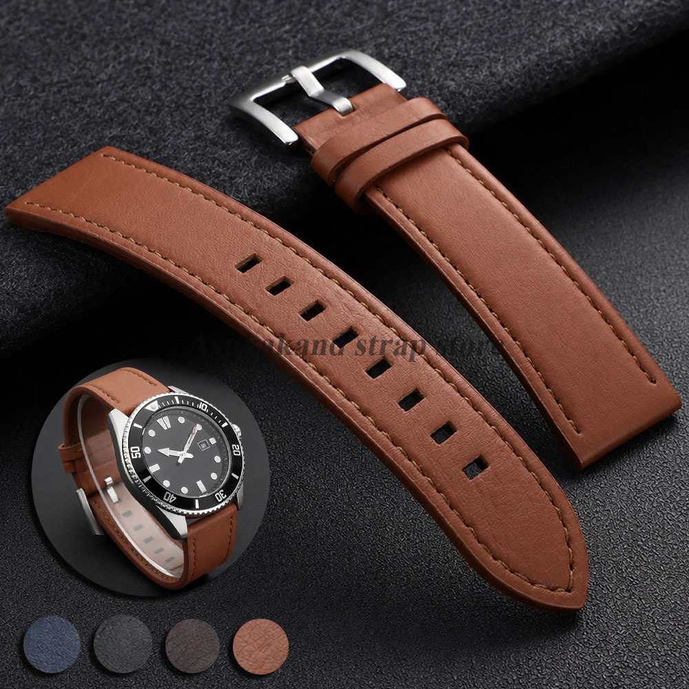 Cinturino in pelle cucita, uni - Watches Rolex Smartwatch recensione e prezzo