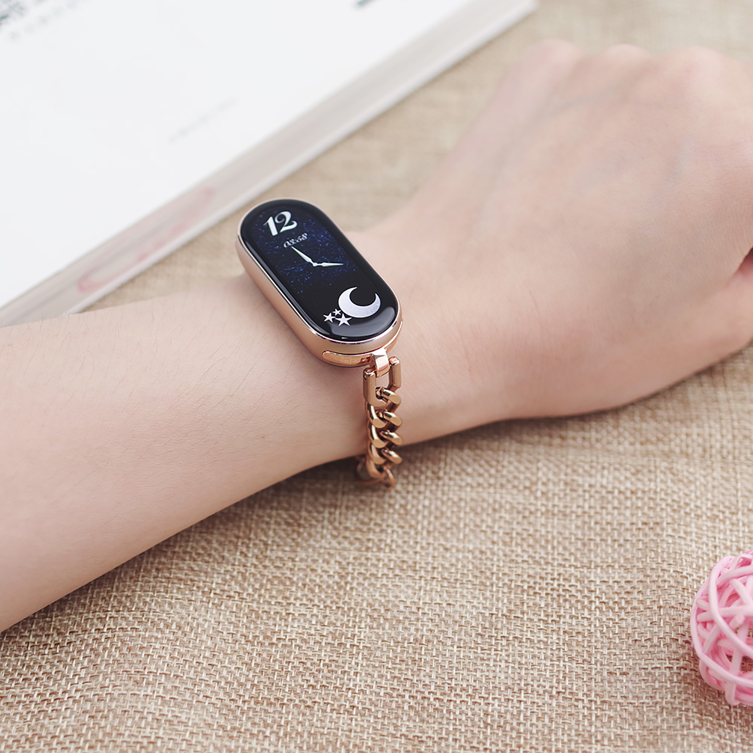 Cinturino a catena per Mi Band - Watches Ladies Smartwatch recensione e prezzo