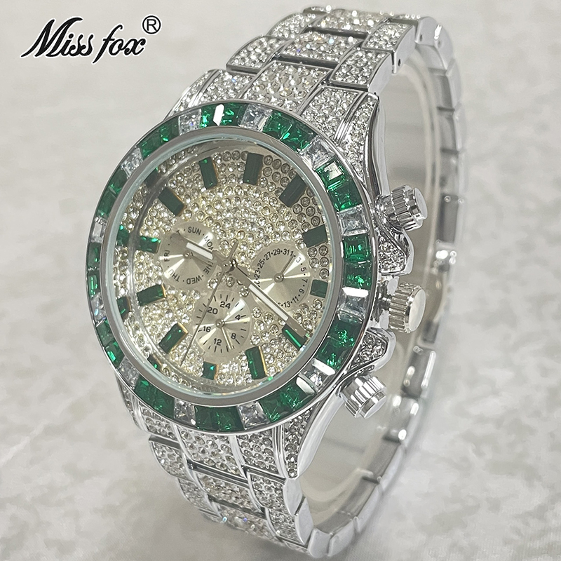 Luxury Brand MISSFOX Sliver Gr - Smartwatch Watches Brands For Men recensione e prezzo