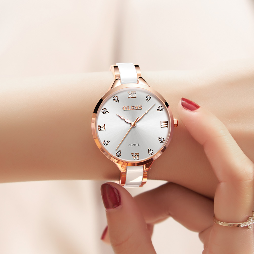 OLEVS abito in ceramica orolog - Luxury Ceramic Watch recensione e prezzo