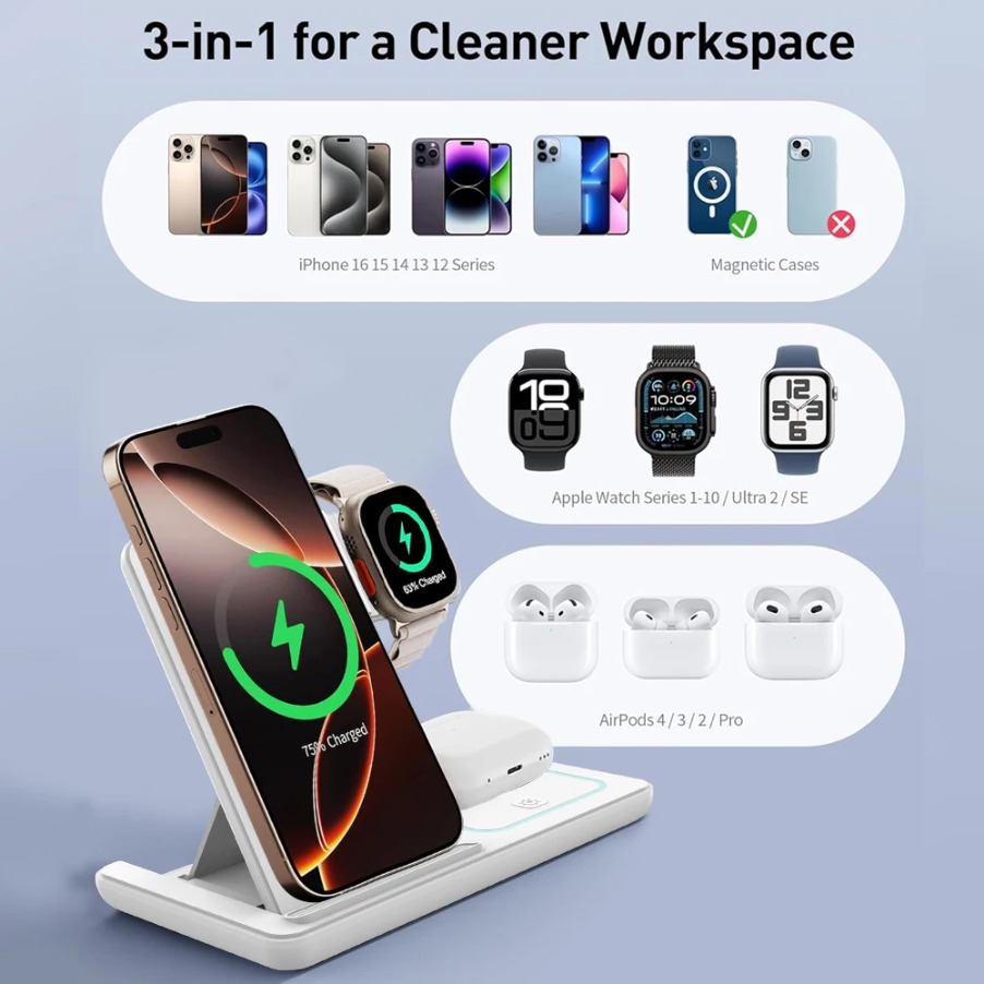 Supporto per caricabatterie wi - Smartwatch Watches Compatible With Iphone recensione e prezzo