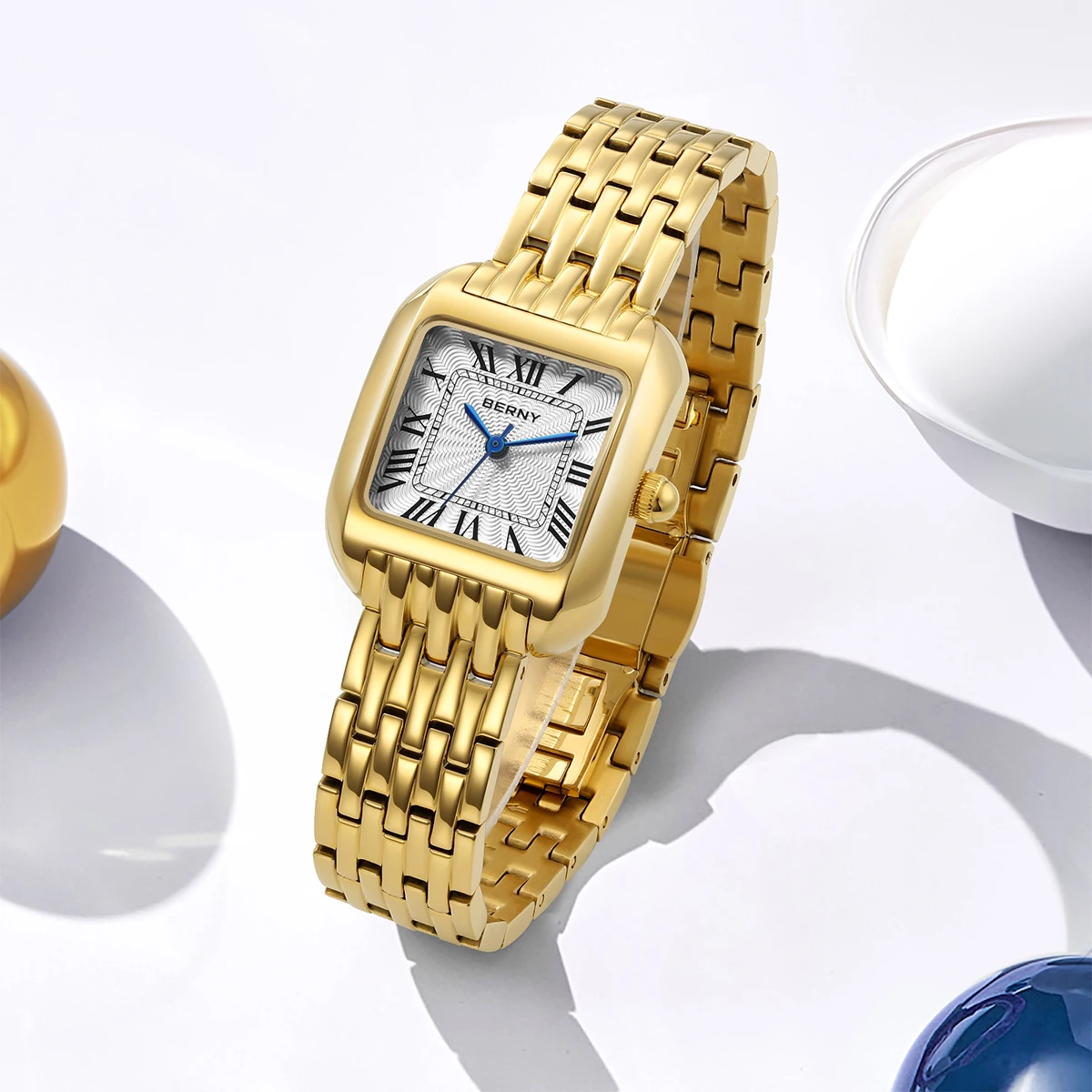 BERNY Orologio quadrato in oro - Luxury Ceramic Watch recensione e prezzo