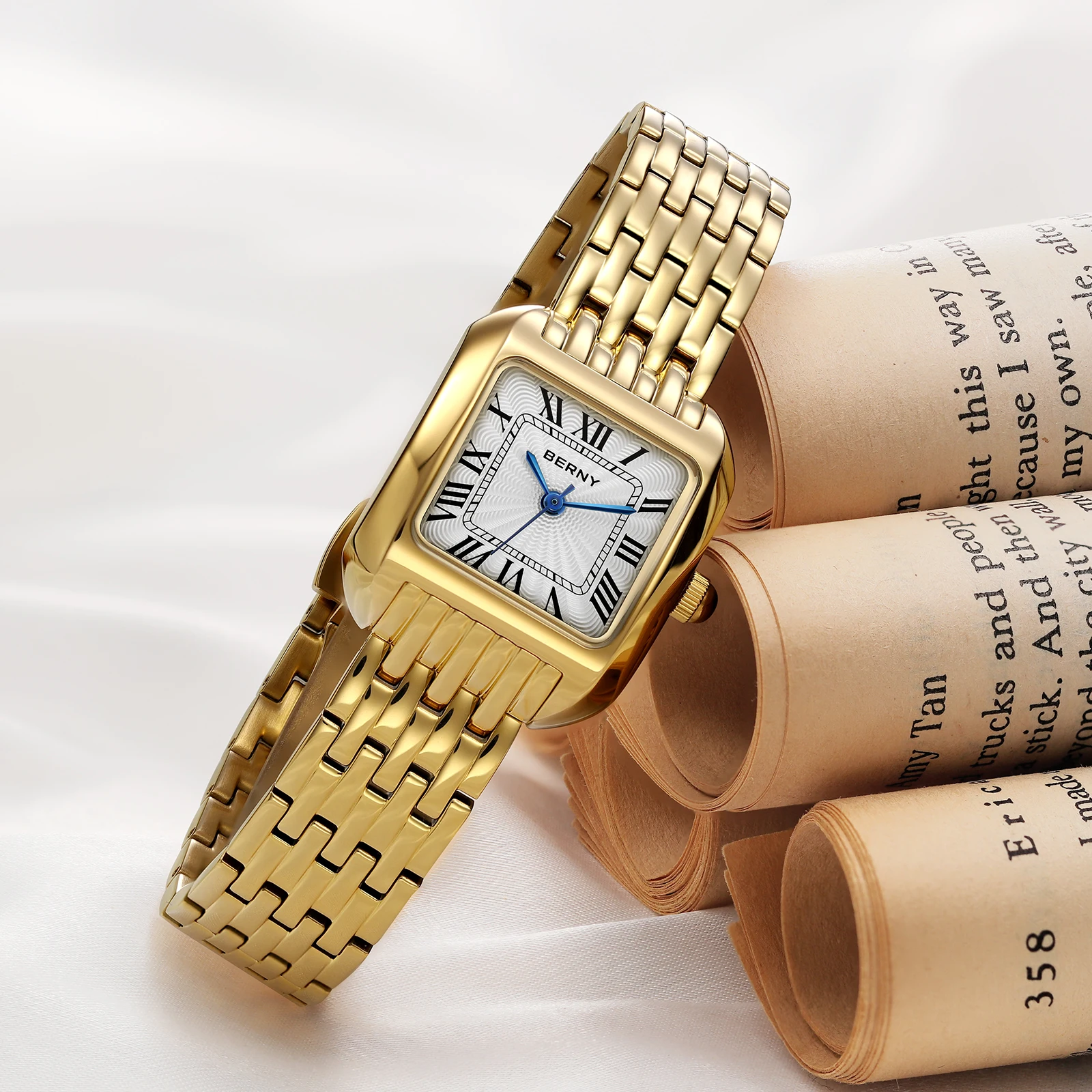 BERNY Orologio quadrato in oro - Luxury Ceramic Watch recensione e prezzo